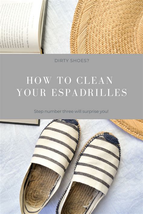 how to clean espadrilles from scratch